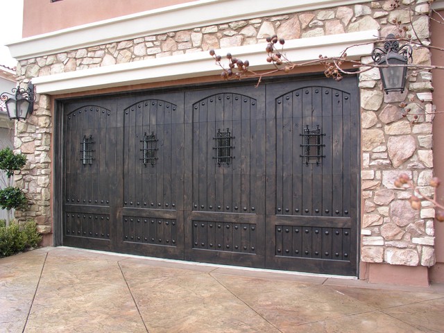 Rustic garage doors